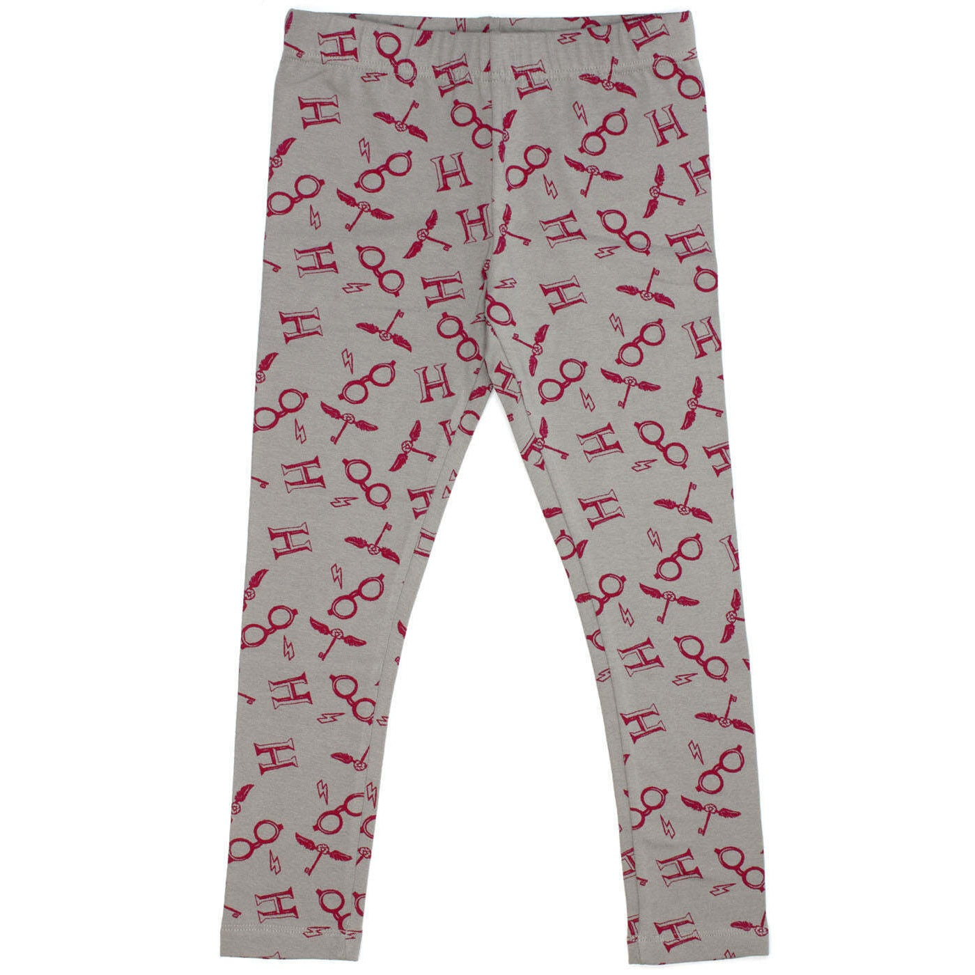 Maroon-Grey - Lifestyle - Harry Potter Girls Hogwarts Crest Pyjama Set