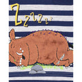 Navy-Grey-Brown - Lifestyle - The Gruffalo Boys Striped Pyjama Set