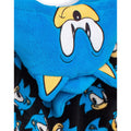 Black-Blue - Pack Shot - Sonic The Hedgehog Childrens-Kids Dressing Gown