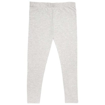 Grey-Black-Dark Grey - Back - Barbie Girls Leggings (Pack of 2)