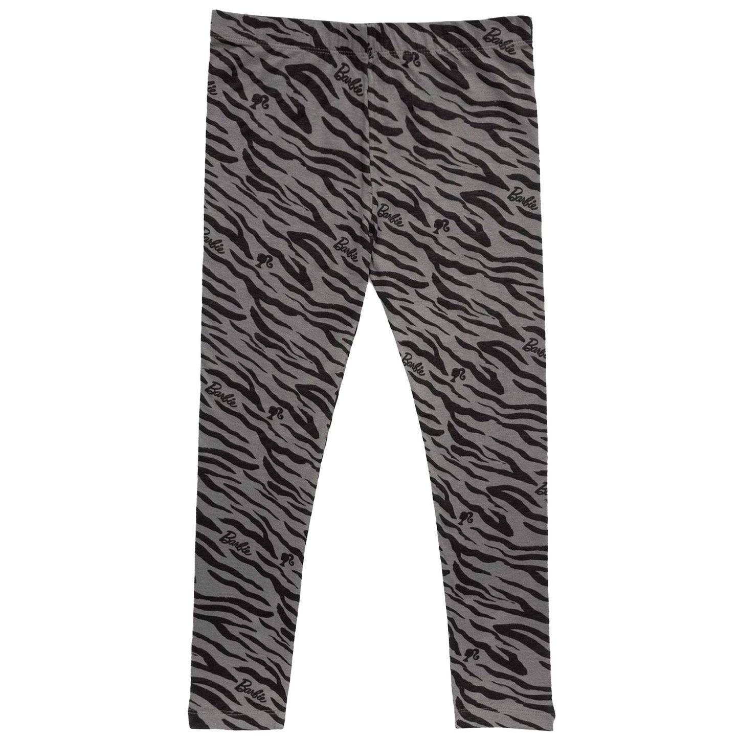Grey-Black-Dark Grey - Lifestyle - Barbie Girls Leggings (Pack of 2)