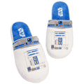 Blue-White-Grey - Close up - Star Wars Mens R2-D2 Slippers