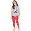 Heather Grey-Red-Black - Back - Miraculous Girls I Am My Own Hero! Pyjama Set