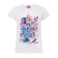 White-Blue-Pink - Front - Cinderella Girls Reality Is Just A Fairy Tale T-Shirt