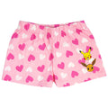 White-Pink-Yellow - Lifestyle - Pokemon Girls Besties Pikachu & Eevee Frill Short Pyjama Set