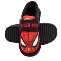 Black-Red - Side - Spider-Man Boys Slippers