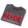 Charcoal - Side - AC-DC Childrens-Kids Let There Be Rock Band T-Shirt