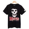 Black-White-Red - Front - Misfits Childrens-Kids Band T-Shirt