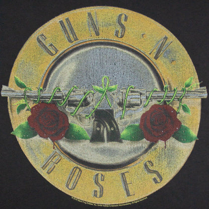 Black-Yellow - Back - Amplified Mens Guns N Roses Sleeveless T-Shirt