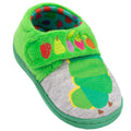 Green-Grey - Pack Shot - The Very Hungry Caterpillar Childrens-Kids Slippers