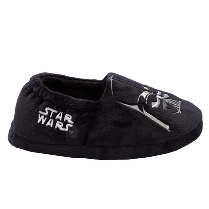 Black - Back - Star Wars Boys Darth Vader Slippers