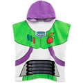 White-Purple-Green - Front - Toy Story Childrens-Kids Hooded Towel