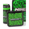 Green-Black - Back - Minecraft Lenticular Creeper Lunch Bag Set