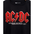 Black - Side - AC-DC Womens-Ladies Let There Be Rock T-Shirt
