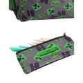 Grey-Green-Black - Pack Shot - Minecraft Lunch Bag And Backpack Set (Pack of 4)