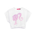 White-Pink - Back - Barbie Girls Shorts & Top Set