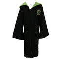 Black-Green - Front - Harry Potter Childrens-Kids Slytherin Replica Gown