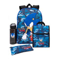 Blue-Black - Front - Sonic The Hedgehog Camo Backpack Set