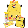 Yellow - Front - Pokemon Pikachu Lunch Bag And Backpack Set (Pack of 4)
