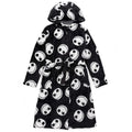 Black-White - Front - Nightmare Before Christmas Mens Jack Skellington Dressing Gown