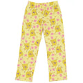 Pink-Yellow - Side - SpongeBob SquarePants Womens-Ladies Nap Time Long Pyjama Set