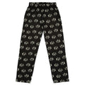 Grey-Black - Side - The Godfather Mens Logo Long Pyjama Set