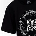 Black-White - Pack Shot - The Lord Of The Rings Mens Logo T-Shirt