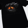 Black-Light Red-Orange - Close up - House Of The Dragon Mens Eye T-Shirt
