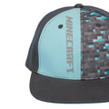 Black-Blue - Lifestyle - Minecraft Childrens-Kids Diamond Snapback Cap