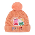 Peach - Back - Peppa Pig Childrens-Kids Hat And Gloves Set