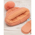 Peach - Close up - Peppa Pig Childrens-Kids Hat And Gloves Set