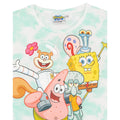 White-Blue - Back - SpongeBob SquarePants Girls Front Tie Top