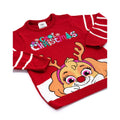 Red - Pack Shot - Paw Patrol Childrens-Kids Skye Knitted Christmas Jumper