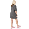 Grey - Back - Barbie Womens-Ladies Oversized T-Shirt Dress