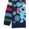 Navy Blue - Side - Blue´s Clues & You! Childrens-Kids Knitted Christmas Jumper