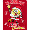 Red - Lifestyle - SpongeBob SquarePants Childrens-Kids Knitted Christmas Jumper