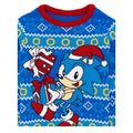 Sky Blue - Lifestyle - Sonic The Hedgehog Childrens-Kids Knitted Christmas Jumper