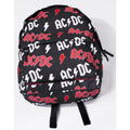 Black-Red-White - Lifestyle - AC-DC Lightning Logo Backpack