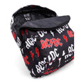 Black-Red-White - Pack Shot - AC-DC Lightning Logo Backpack