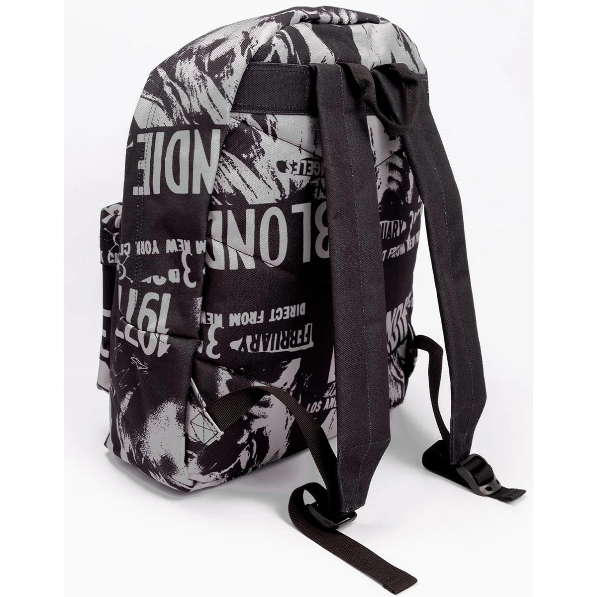 Black-White-Yellow - Back - Blondie 3rd February 1977 LA Concert Backpack