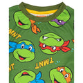 Green - Pack Shot - Teenage Mutant Ninja Turtles Childrens-Kids Long Pyjama Set