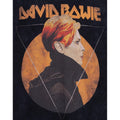 Black - Back - David Bowie Unisex Adult Moon T-Shirt