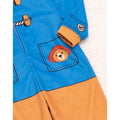 Blue-Brown-Red - Pack Shot - Paddington Bear Childrens-Kids 3D Hooded Jumpsuit