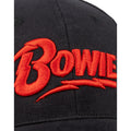 Black-Red - Lifestyle - David Bowie Unisex Adult Logo Cap