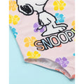 Pink-White-Yellow - Pack Shot - Snoopy Childrens-Kids One Piece Swimsuit