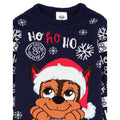 Navy - Pack Shot - Paw Patrol Childrens-Kids Chase Knitted Christmas Jumper