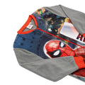 Grey-Red-Blue - Back - Spider-Man Boys Sleepsuit