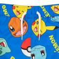 Light Blue-Vibrant Blue - Close up - Pokemon Boys Swim Shorts (Pack of 2)
