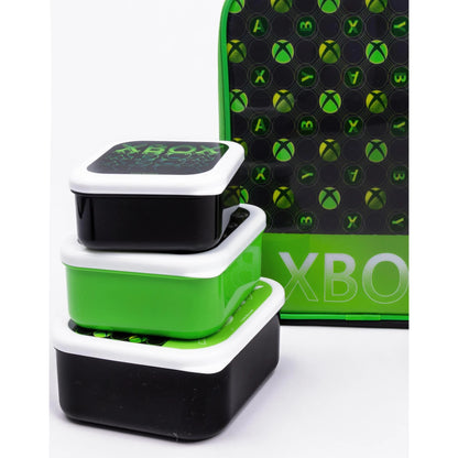 Black-Green - Pack Shot - Xbox Lunch Bag and Bottle (Pack of 5)
