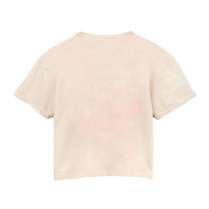 Cream - Back - Pusheen Womens-Ladies Purfect Cat Crop Top